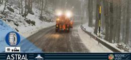 Maltempo, crollo delle temperature e neve nel Sorano: primi disagi in strada