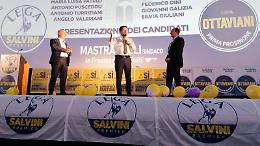 Amministrative, Matteo Salvini a sostegno del candidato Riccardo Mastrangeli: il video