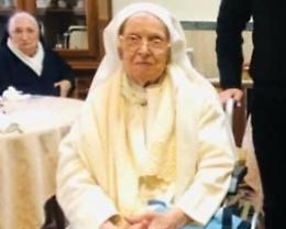 È morta suor Maria Adorna Novelli, aveva 103 anni: oggi i funerali