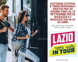 Lazio Youth Card, viaggi gratis su bus e treni per i più giovani