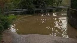 Strade allagate e pure al buio. I disagi in località Foresta