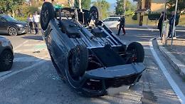 Si ribalta con la minicar. Ferito un giovane e trasportato in ospedale