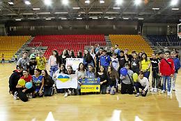 Al Palacoccia il calore dei tifosi alla squadra ucraina