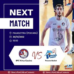 Virtus BPC Cassino impegnata a Pescara