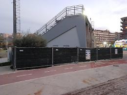 Parco Matusa, iniziati gli interventi di manutenzione. Si parte dalle tribune danneggiate dai vandali
