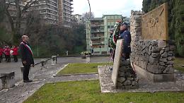 L'omaggio della città ai tre eroi fucilati 79 anni fa