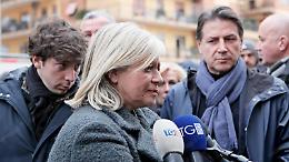 Conte e Bianchi visitano un palazzo ristrutturato: «Nel Lazio punteremo sul Superbonus»