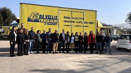 Il questore Domenico Condello visita l'azienda De Vellis: il video