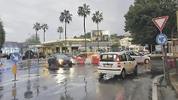 Traffico in tilt a piazzale De Matthaeis. «Le rotatorie non funzionano»