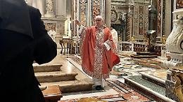 Ieri la prima messa di dom Luca Fallica in abbazia