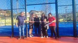 Inaugurato il campo da padel. Voglia di sport a Colle Capito