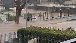 Maltempo, nel Cassinate strade inghiottite dall'acqua. Il video
