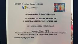 Si ritrovano cinquant'anni dopo il diploma. Chiamale emozioni
