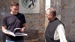 Francesco Totti visita l'abbazia di Casamari e l'istituto San Bernardo