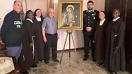 Dipinto rubato restituito alla diocesi. Era in vendita su un sito di e-commerce