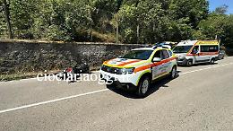 Grave incidente con lo scooter. Settantottenne trasportato in elicottero a Roma
