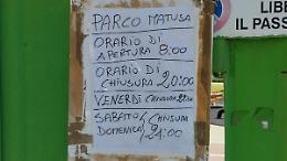 Il Parco Matusa chiude presto. E la gente protesta