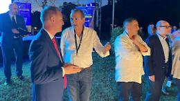 Foto di Gianfranco Pizzutelli con Riccardo Mastrangeli. Centrodestra in tilt