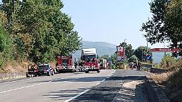 Incidente sulla Frosinone - Mare. Ferita gravemente una donna
