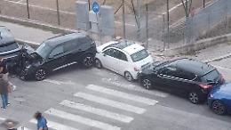 Tamponamento a catena a corso Lazio. Sette veicoli coinvolti
