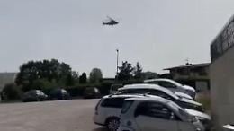 Precipita giù dal balcone. Trasportato a Roma in elicottero
