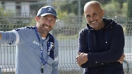 Il Frosinone si è allenato sotto gli occhi di Spalletti