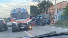 Incidente sulla Casilina. Ferita una bambina di quattro anni, grave una donna
