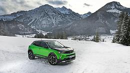 Opel Mokka Electric a prova d'inverno