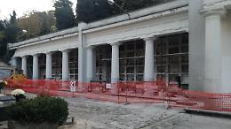Lavori quasi ultimati. Il cimitero &egrave; pi&ugrave; sicuro
