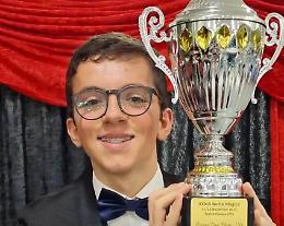 Il giovanissimo Nicolas Santoro incanta alla “Notte magica” di Pescara