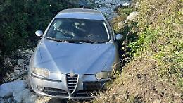 Ancora un incidente lungo la Cassino-Formia. Un'auto finisce in un canale