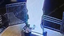 Presa a pugni la statua di Cicerone. Nel video l'autore