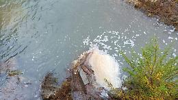 Ancora schiuma bianca nel fiume Liri. Indignati gli ambientalisti