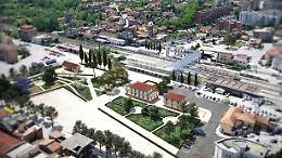 Stazione ferroviaria. Ora è vietato perdere... il treno