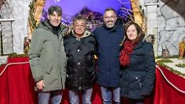 Inaugurato il presepe artistico di Enrico Verrelli e Carla Crecco