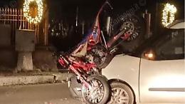 Incidente tra una moto e un furgone. Minorenne ricoverato a Roma