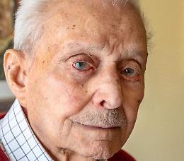 Giacinto Terrinoni spegne centoquattro candeline. È l'uomo più anziano di Fiuggi