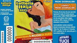 Lotteria Italia 2023, in Ciociaria vinti cinque premi da 20.000 euro