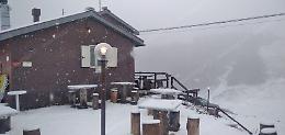 Cade la prima neve del nuovo anno in Ciociaria