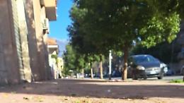 La scomparsa dei cestini.  Buste con i bisogni dei cani abbandonate in strada