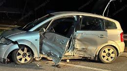 Incidente sulla Casilina. Scontro tra due auto: quattro i feriti
