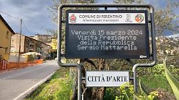 Tutto pronto per la visita del presidente Mattarella