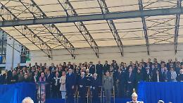 Mattarella a Cassino, il presidente della Repubblica omaggia i caduti