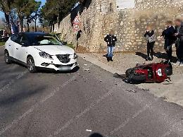 Incidente tra auto e moto a Casamari: un ferito elitrasportato a Latina