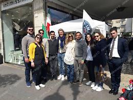 I giovani di Forza Italia scendono in piazza  contro la politica sanitaria di Zingaretti