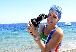 [L'IMPRESA - FOTO] Maria conquista lo Stretto di Messina per la “sicurezza” del capoluogo