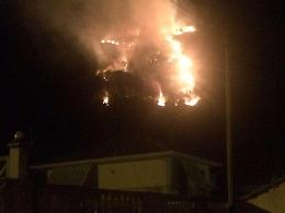 [L'EMERGENZA] Incendi in Ciociaria: volontari e mezzi al lavoro con il buio