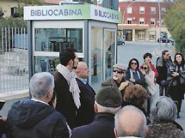 Il bookcrossing c'&egrave;: inaugurata la bibliocabina