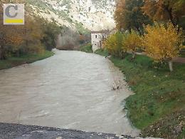 Fiume in piena: preoccupazione tra i residenti