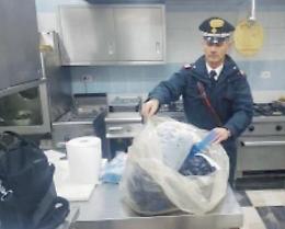 Vongole e calamari fuori legge in una pescheria: scattano i sequestri del Nas